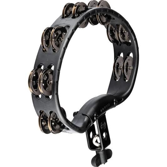 [SO] Meinl Headliner Drum Set Mounted Tambourine Steel Jingles Black - Drum Center Of Portsmouth