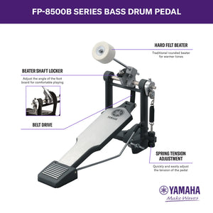 Yamaha FP-8500B 8500 Single Pedal Belt Drive w/o Base Plate