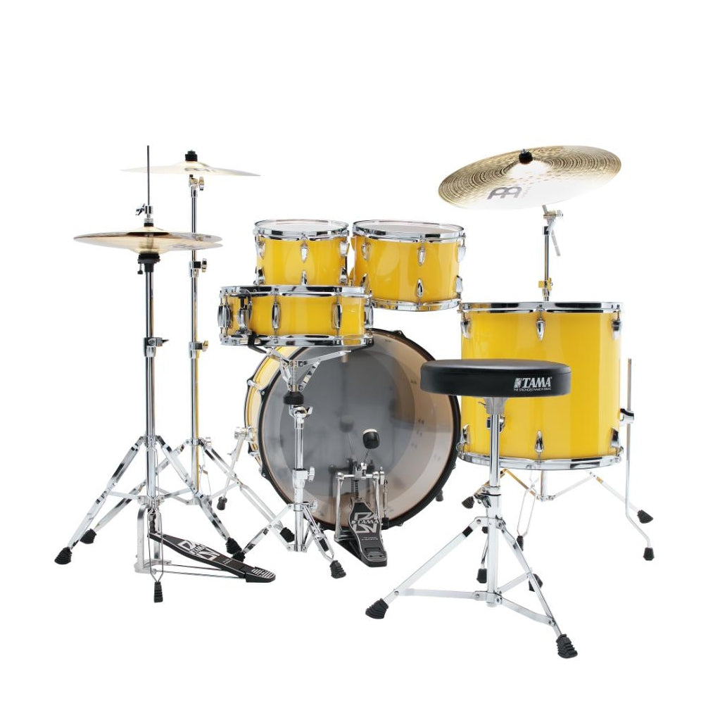 Tama Imperialstar 5pc Complete Drum Set w/22BD Electric Yellow
