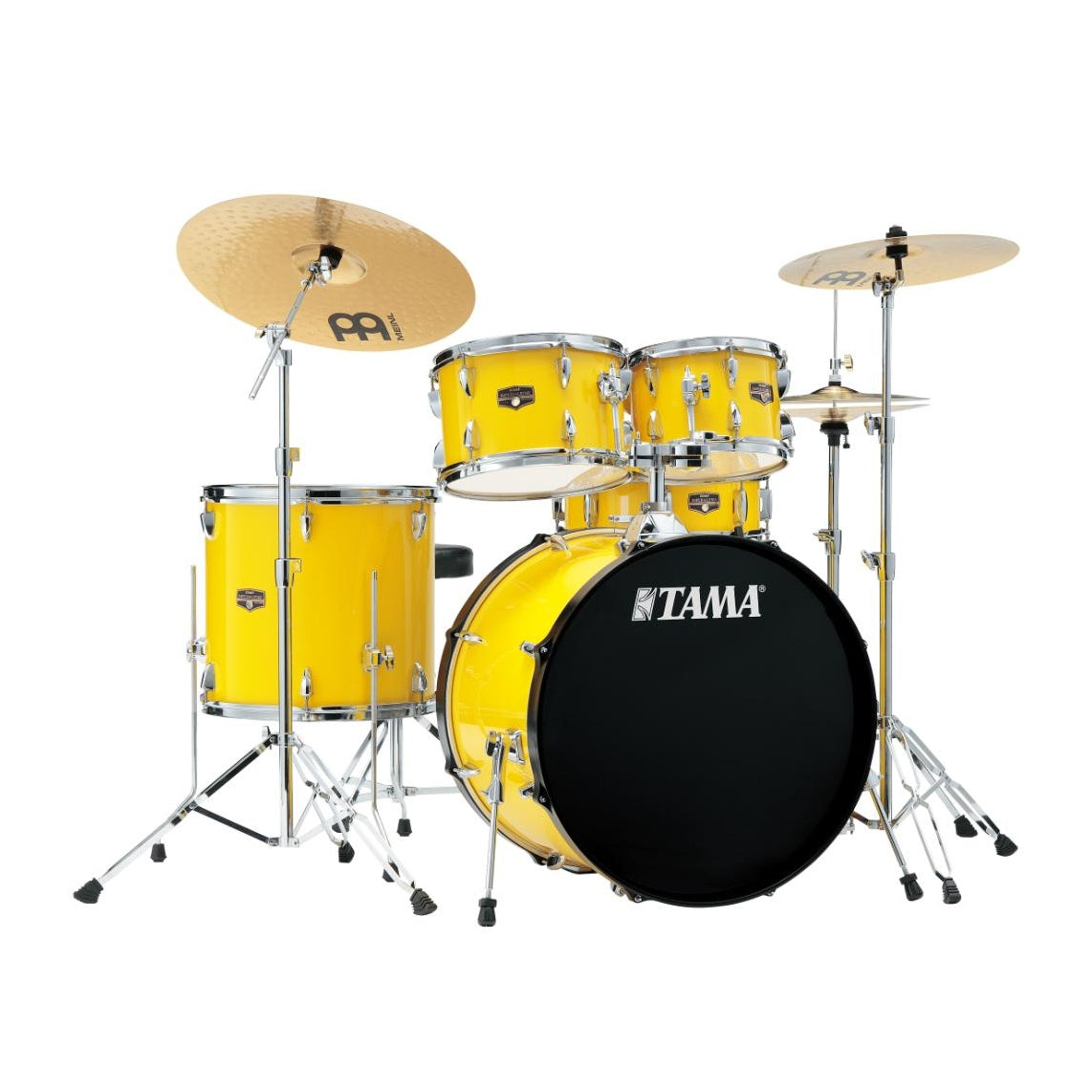 Tama Imperialstar 5pc Complete Drum Set w/22BD Electric Yellow