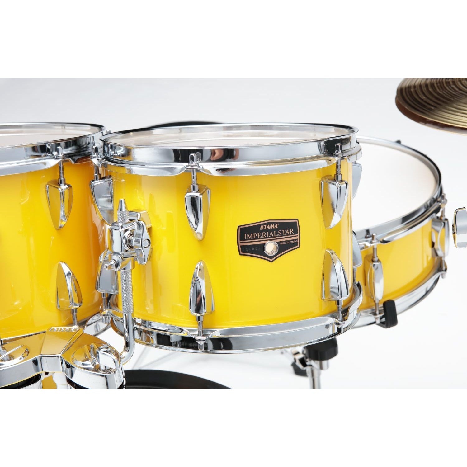 Tama Imperialstar 5pc Complete Drum Set w/18BD Electric Yellow