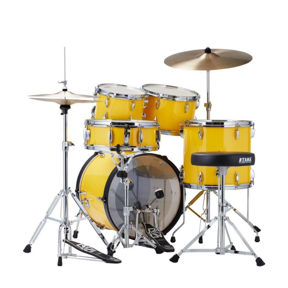 Tama Imperialstar 5pc Complete Drum Set w/18BD Electric Yellow