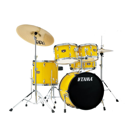 Tama Imperialstar 5pc Complete Drum Set w/18BD Electric Yellow