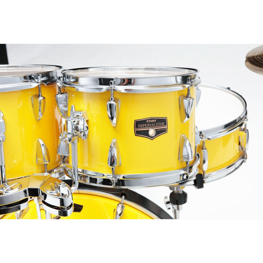 Tama Imperialstar 6pc Complete Drum Set w/22BD Electric Yellow