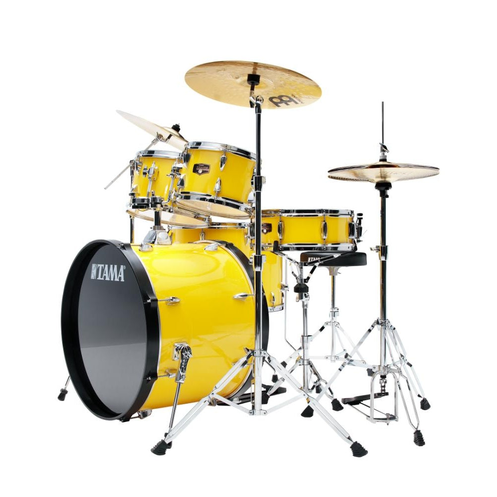 Tama Imperialstar 6pc Complete Drum Set w/22BD Electric Yellow