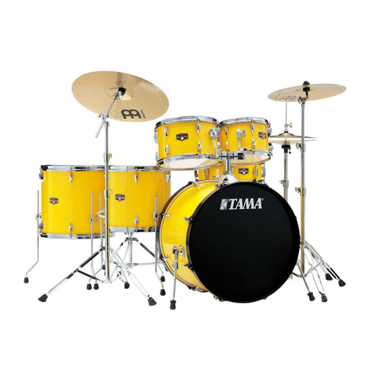 Tama Imperialstar 6pc Complete Drum Set w/22BD Electric Yellow