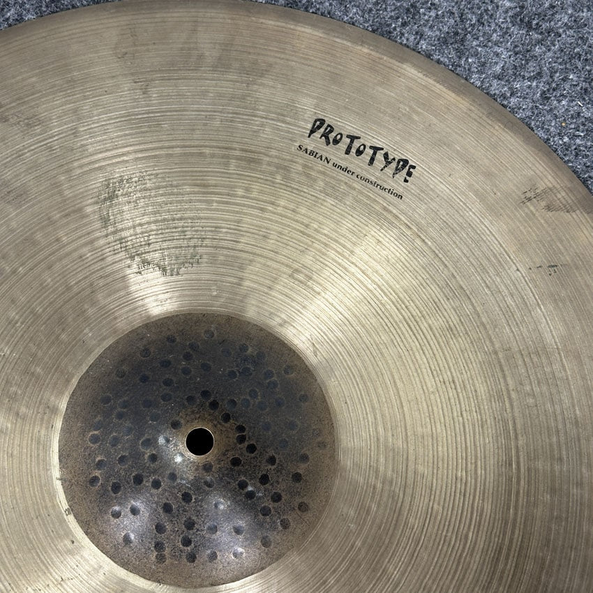 Used Sabian Prototype Vault HH Ride Cymbal 21" - Very Good - Drum Center Of Portsmouth
