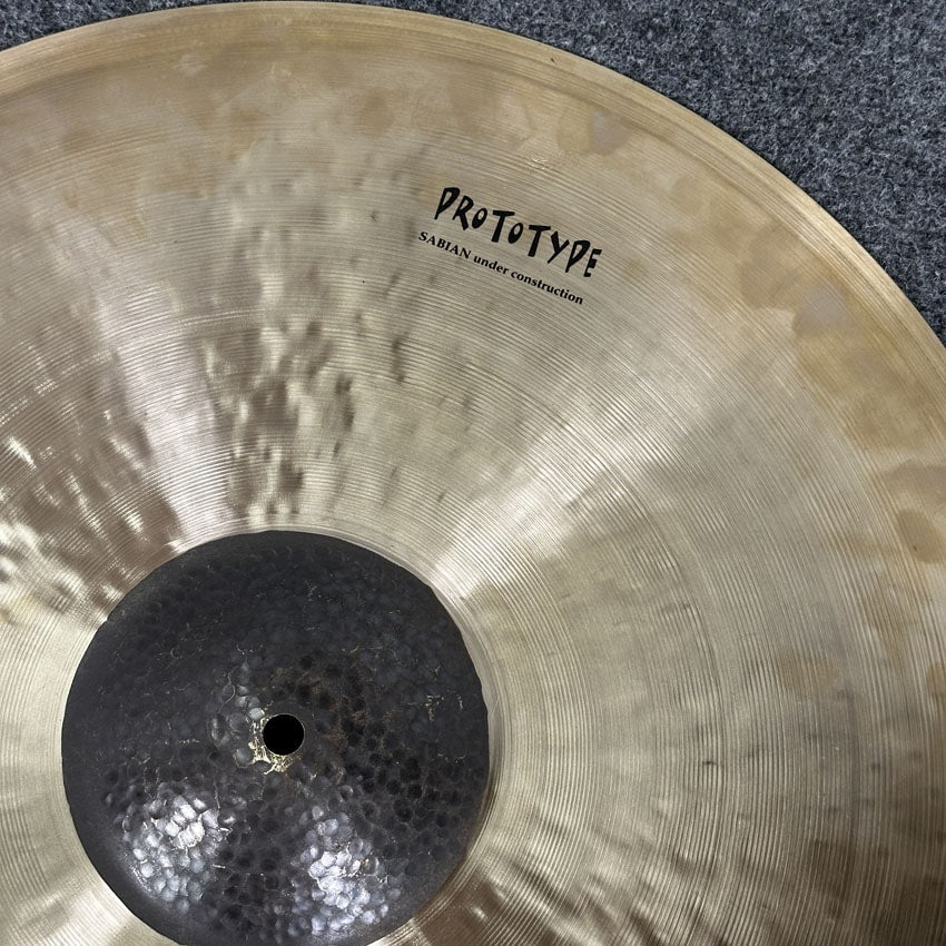Used Sabian Prototype HH Ride Cymbal 22" - Very Good - Drum Center Of Portsmouth