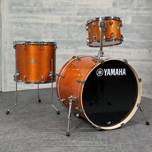 Yamaha Stage Custom Birch 3pc Drum Set 22/12/16 Honey Amber - Drum Center Of Portsmouth