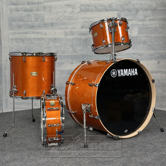 Yamaha Stage Custom Birch 4pc Drum Set 24/13/16/14 Honey Amber - Drum Center Of Portsmouth