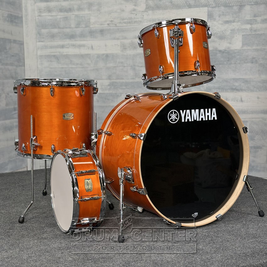 Yamaha Stage Custom Birch 4pc Drum Set 24/14/16/14 Honey Amber - Drum Center Of Portsmouth