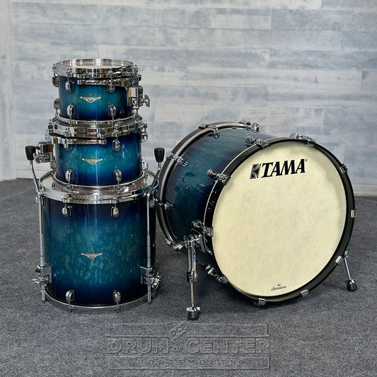 Tama Starclassic Maple 4pc Drum Set Molten Electric Blue Burst - Drum Center Of Portsmouth