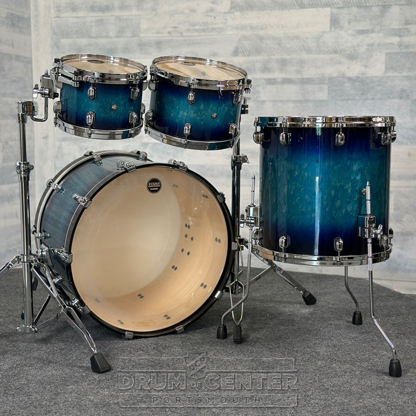 Tama Starclassic Maple 4pc Drum Set Molten Electric Blue Burst - Drum Center Of Portsmouth