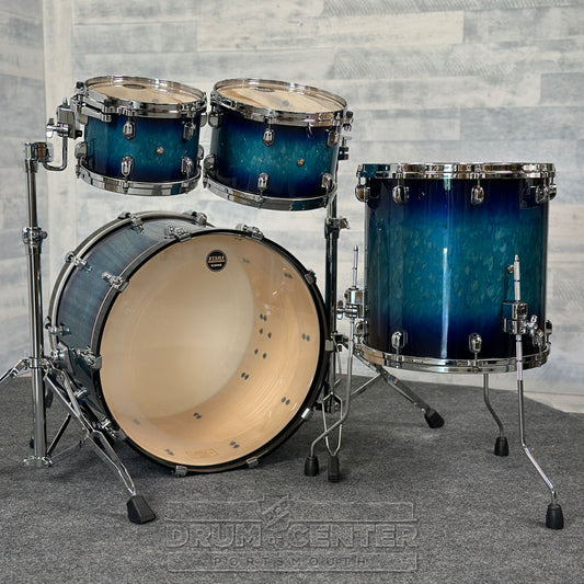 Tama Starclassic Maple 4pc Drum Set Molten Electric Blue Burst - Drum Center Of Portsmouth