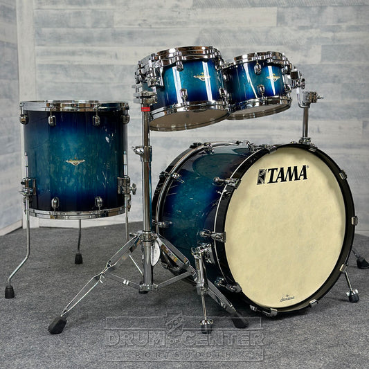 Tama Starclassic Maple 4pc Drum Set Molten Electric Blue Burst - Drum Center Of Portsmouth