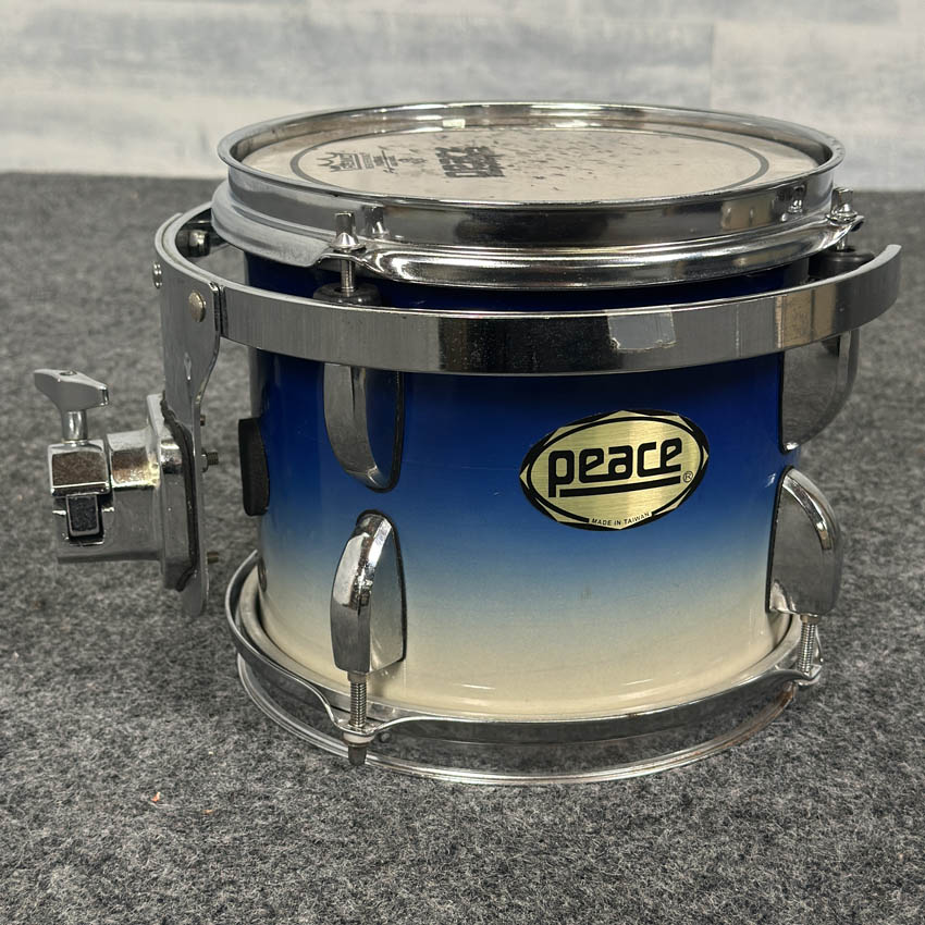 Used Peace 5pc Drum Set Blue to White Fade - Fair - Drum Center Of Portsmouth