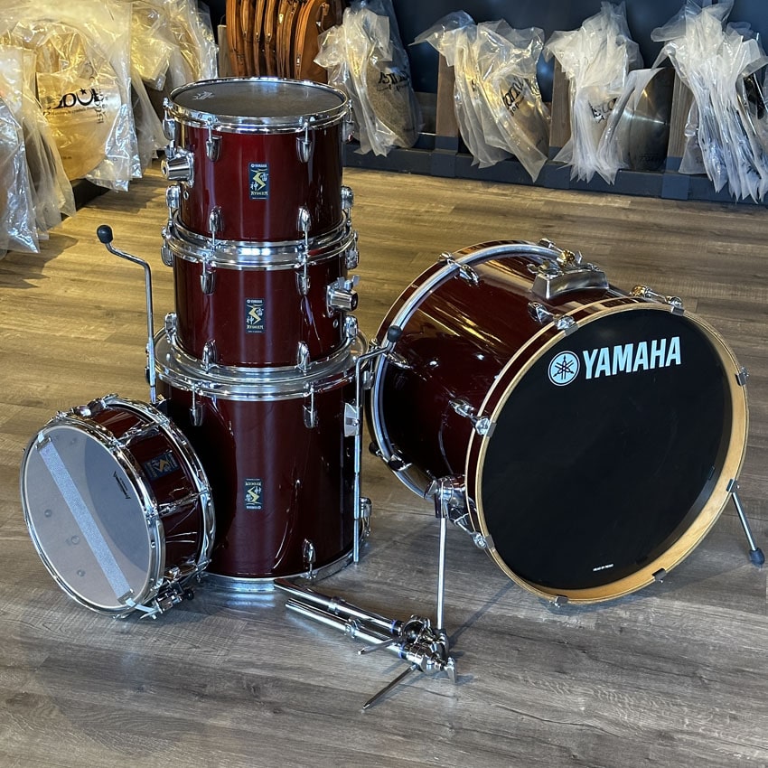 Used Yamaha Rydeen 5pc Drum Set Wine Red - Good - Drum Center Of Portsmouth