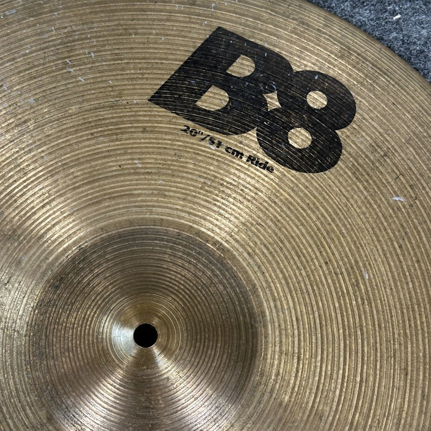 Used Sabian B8 Ride Cymbal 20" - Fair - Drum Center Of Portsmouth