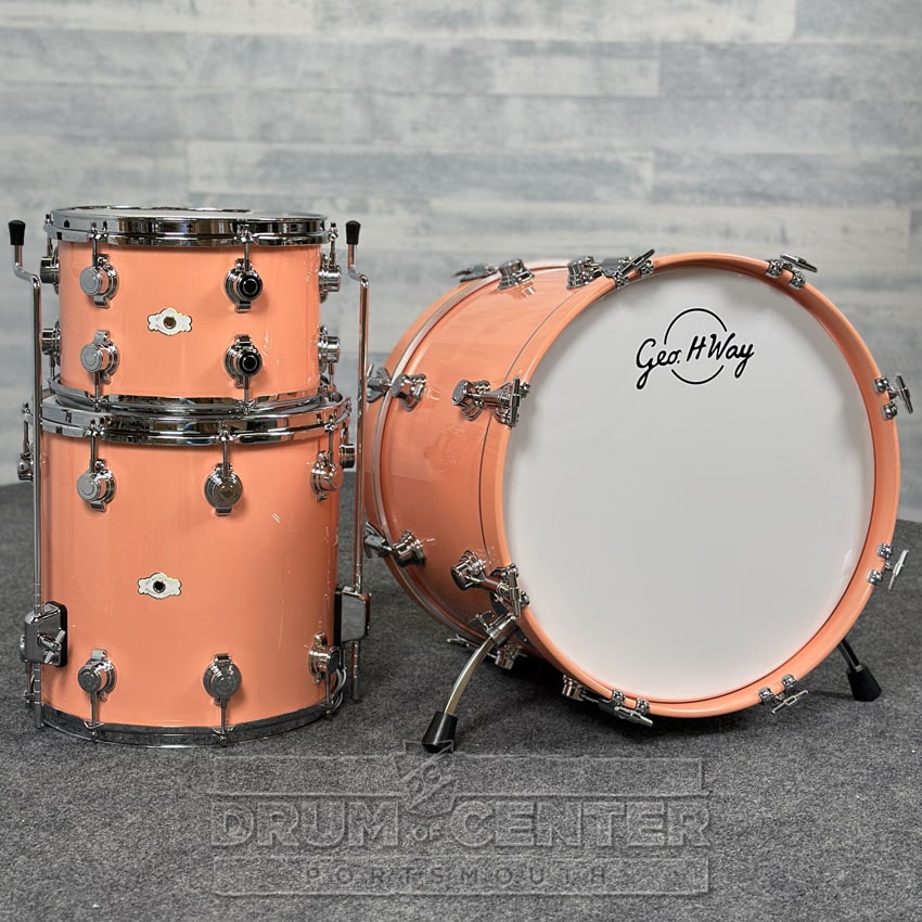 George Way Aristocrat Studio Drum Set 20/12/14 6 Point Pink - Drum Center Of Portsmouth