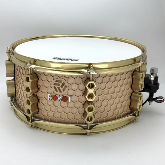 Robot Drum Company Hive Snare Drum 14x6.5 Natural Maple - Drum Center Of Portsmouth