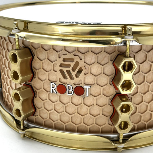 Robot Drum Company Hive Snare Drum 14x6.5 Natural Maple - Drum Center Of Portsmouth