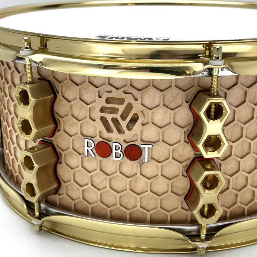 Robot Drum Company Hive Snare Drum 14x6.5 Natural Maple - Drum Center Of Portsmouth
