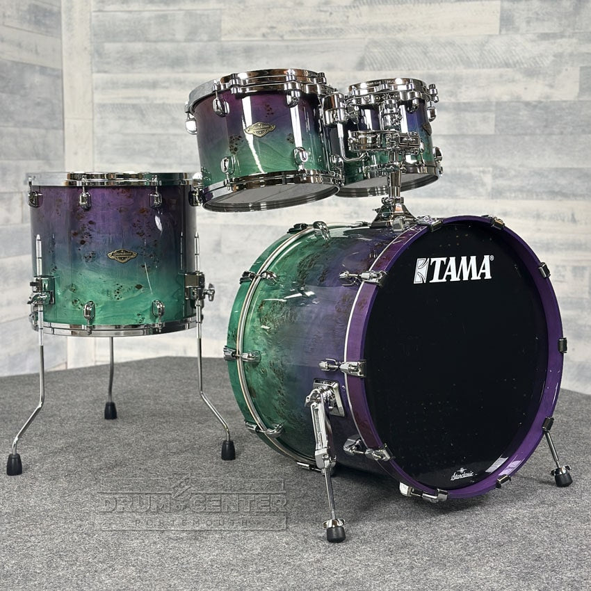 Tama Starclassic Walnut/Birch 4pc Drum Set w/22BD Nebula Mappa Burl Fade - Drum Center Of Portsmouth