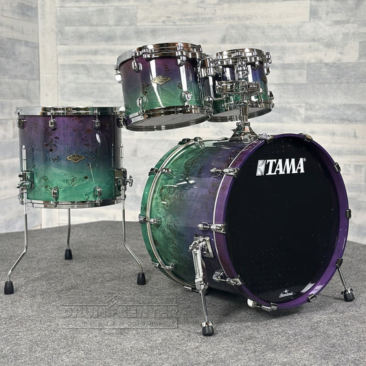 Tama Starclassic Walnut/Birch 4pc Drum Set w/22BD Nebula Mappa Burl Fade - Drum Center Of Portsmouth
