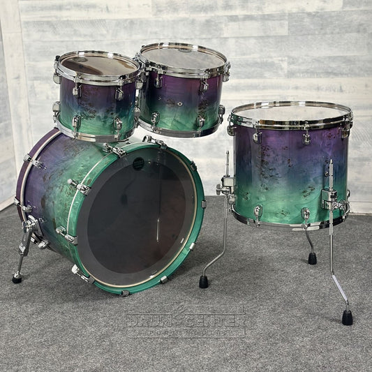 Tama Starclassic Walnut/Birch 4pc Drum Set w/22BD Nebula Mappa Burl Fade - Drum Center Of Portsmouth