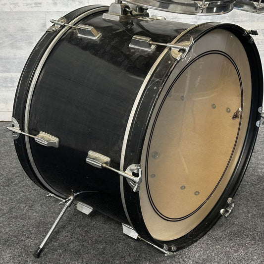 Used Percussion Plus 4pc Drum Set Black - Fair - Drum Center Of Portsmouth