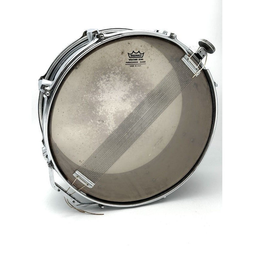 Used Fibes Fiberglass Snare Drum 14x6.5 Chrome Wrap - Good - Drum Center Of Portsmouth