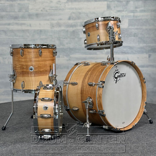 Gretsch Brooklyn Limited Edition 4pc Drum Set Exotic Figured Ash - Drum Center Of Portsmouth