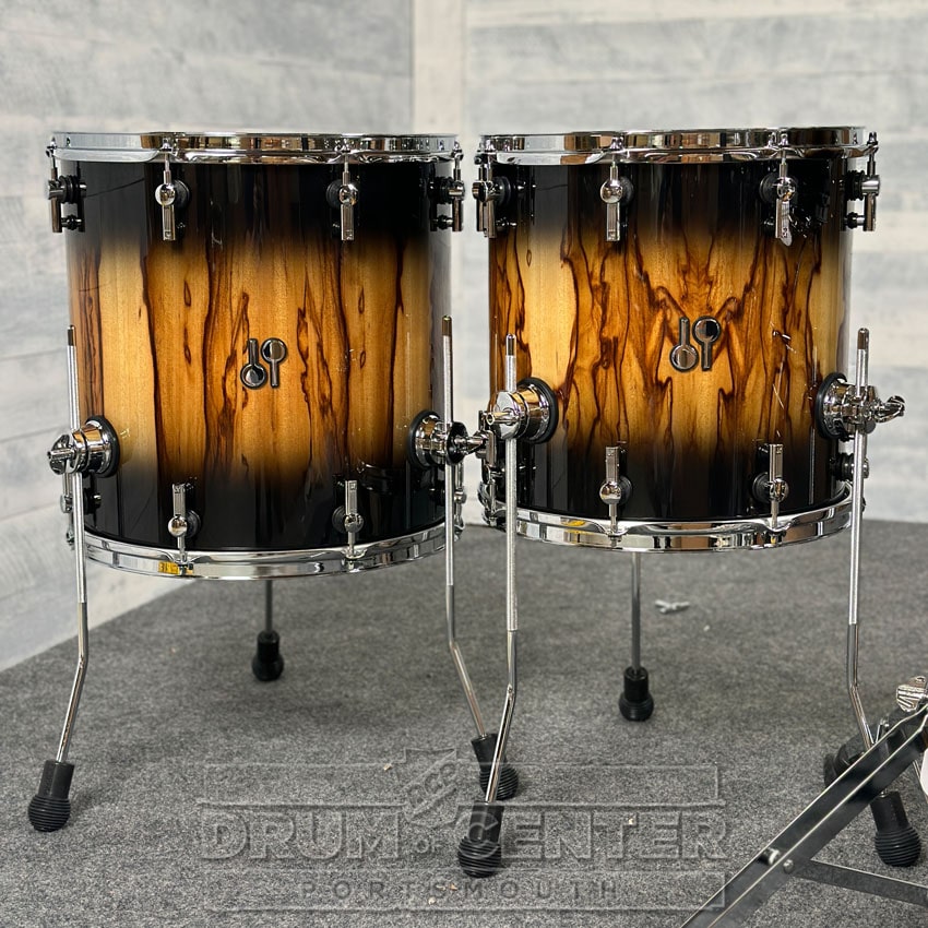 Sonor SQ2 Beech 5pc Drum Set Candy Black Burst Over African Marble - Drum Center Of Portsmouth