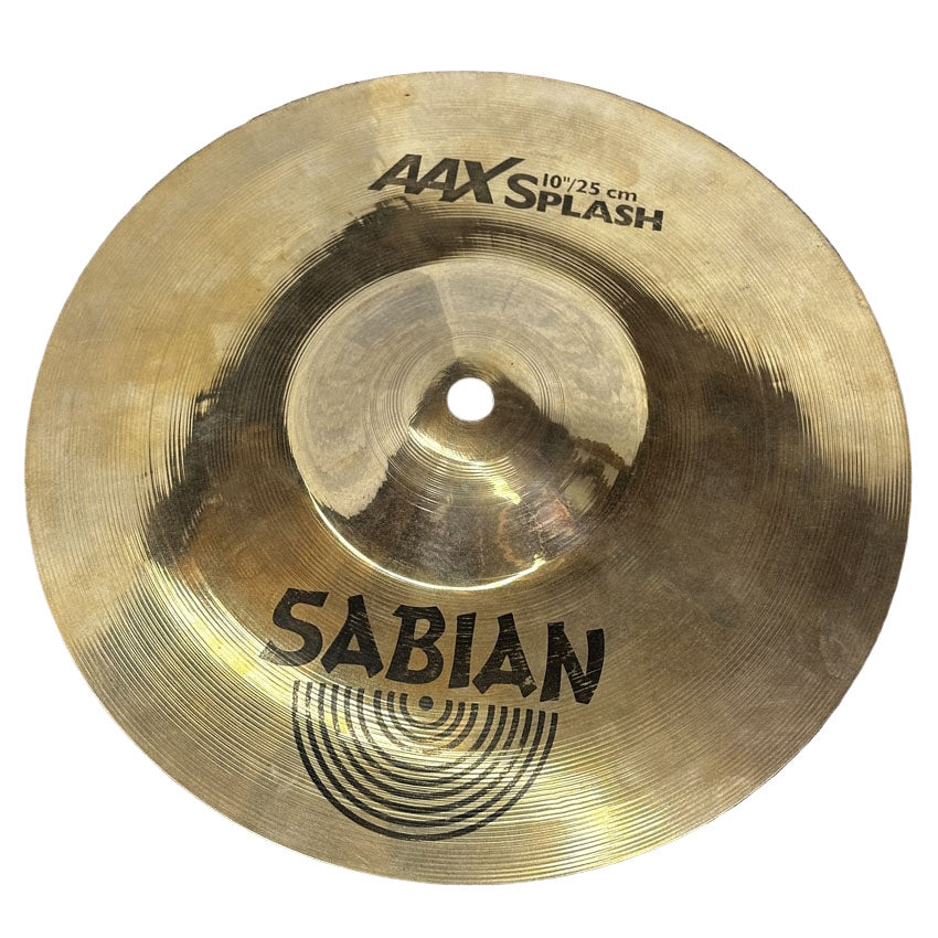 Used Sabian AAX Brilliant Splash Cymbal 10" - Excellent - Drum Center Of Portsmouth
