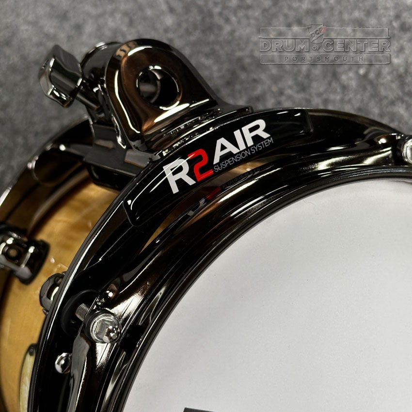 Pearl Masterworks 7pc Drum Set Fiddleback White Sycamore w/Black Nickel Hardware - Drum Center Of Portsmouth