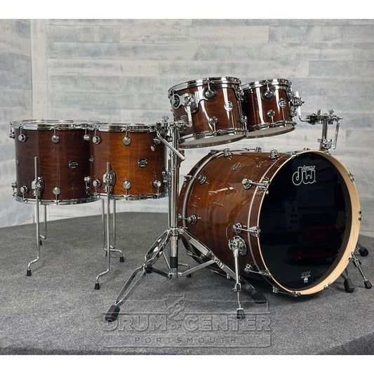 DW Performance 5pc Drum Set w/22"BD Walnut Lacquer - DCP Exclusive! - Drum Center Of Portsmouth