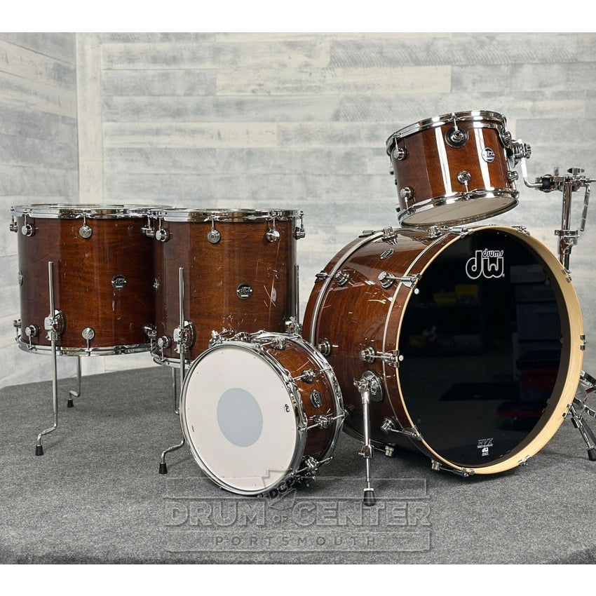 DW Performance 5pc Drum Set w/24"BD Walnut Lacquer - DCP Exclusive! - Drum Center Of Portsmouth