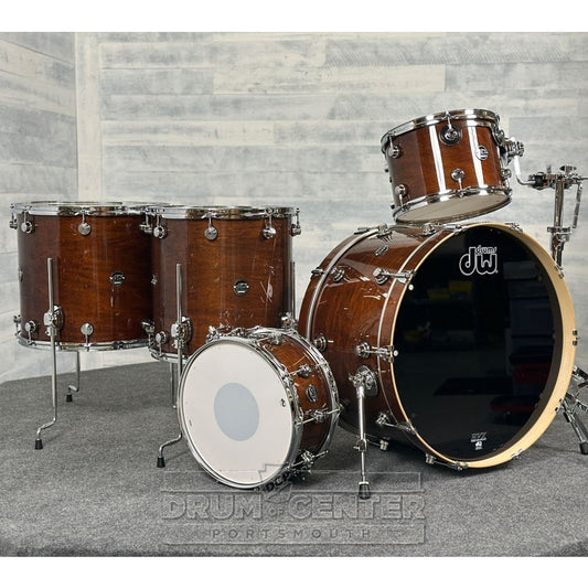 DW Performance 5pc Drum Set w/24"BD Walnut Lacquer - DCP Exclusive! - Drum Center Of Portsmouth