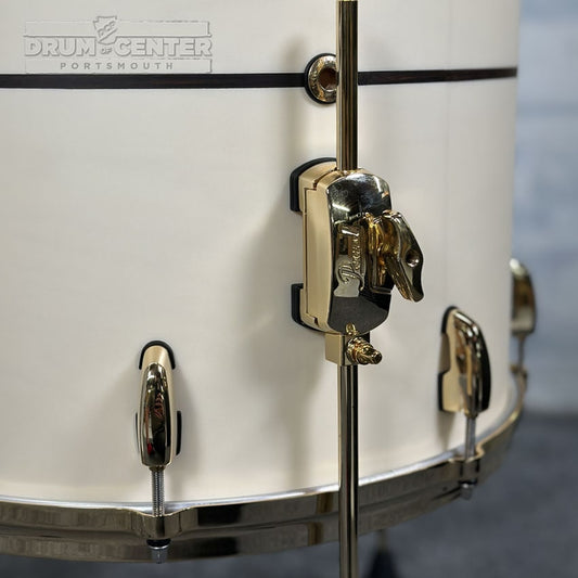 Pearl Masterworks 5pc Maple/Gum Drum Set Tiramisu w/Barnwood Inlay & Gold Hw - Drum Center Of Portsmouth