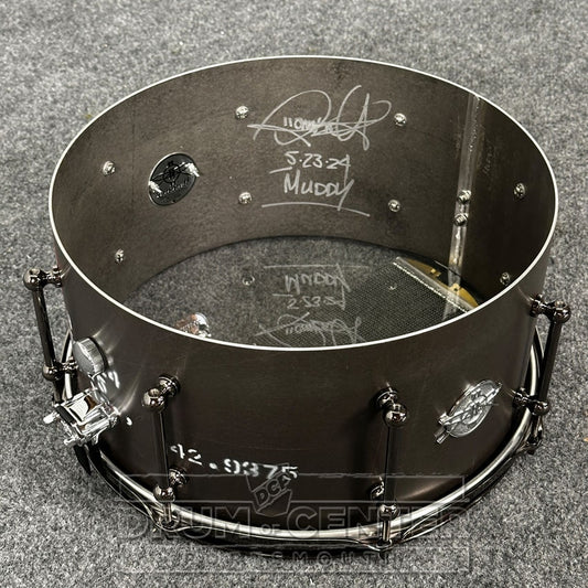 Dunnett Classic Magnesium Snare Drum 14x7 w/Black Hardware - Drum Center Of Portsmouth
