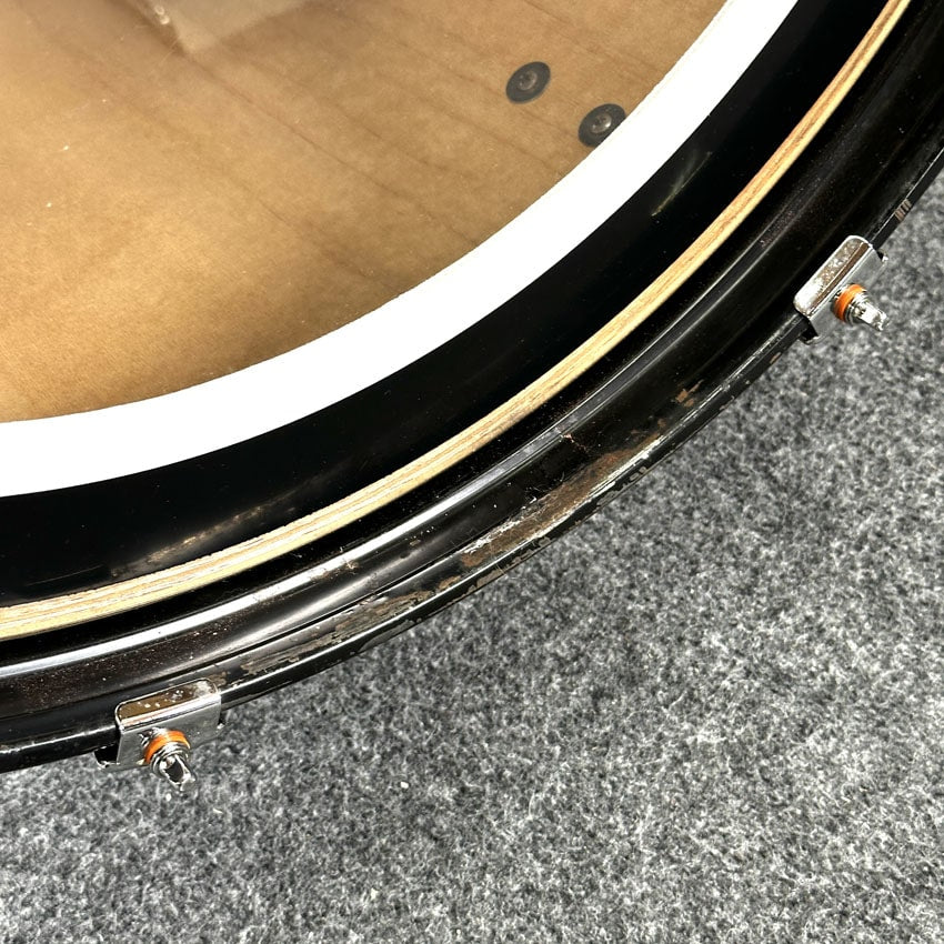 Used Ludwig Accent 4pc Drum Set Blue Wrap - Good - Drum Center Of Portsmouth