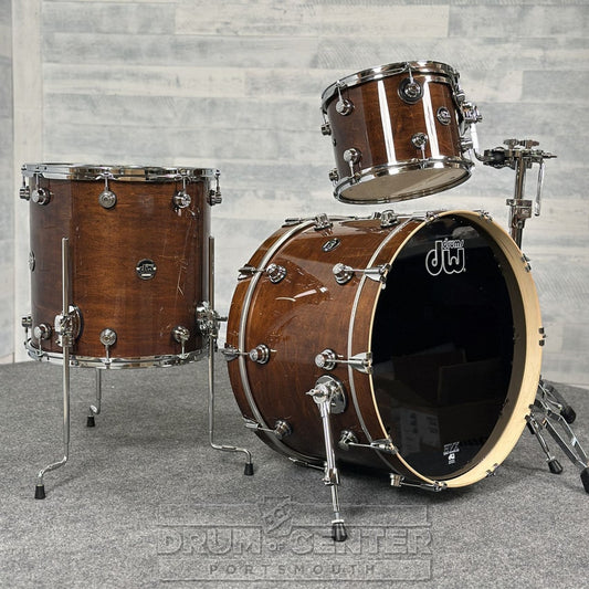 DW Performance 3pc Drum Set 22/12/16 Walnut Lacquer - DCP Exclusive! - Drum Center Of Portsmouth