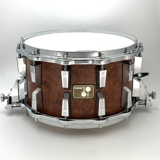 Used Sonor Horst Link Signature Snare Drum 14x8 Bubinga w/ Case - Excellent - Drum Center Of Portsmouth