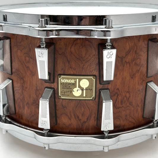 Used Sonor Horst Link Signature Snare Drum 14x8 Bubinga w/ Case - Excellent - Drum Center Of Portsmouth