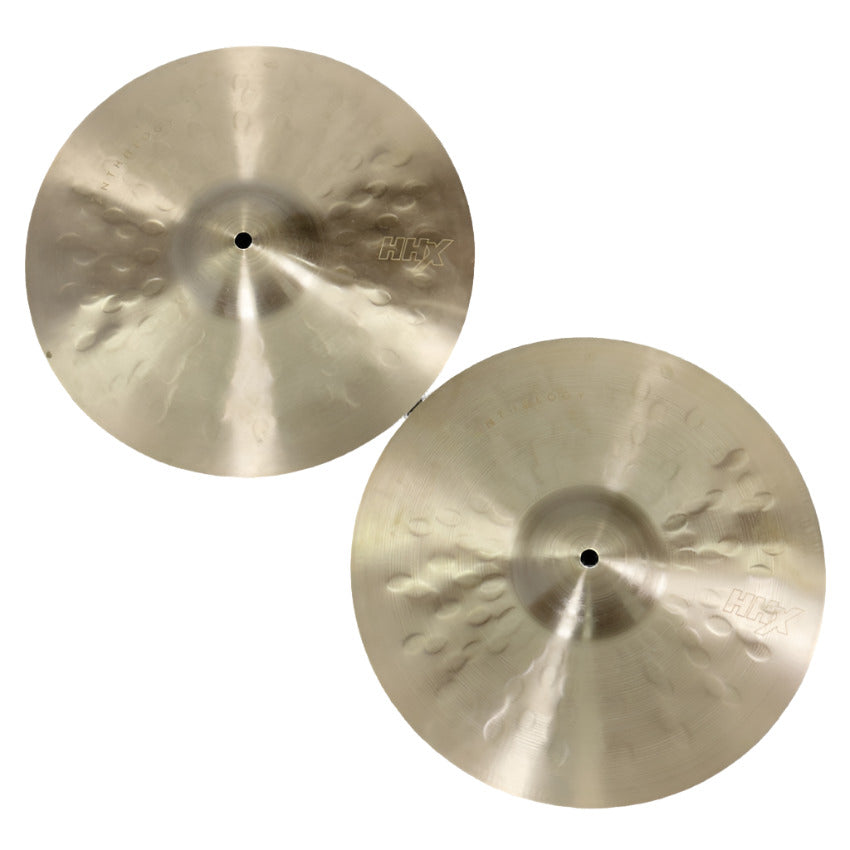 Used Sabian HHX Anthology High Bell Hi Hat Cymbals 14" - Excellent - Drum Center Of Portsmouth