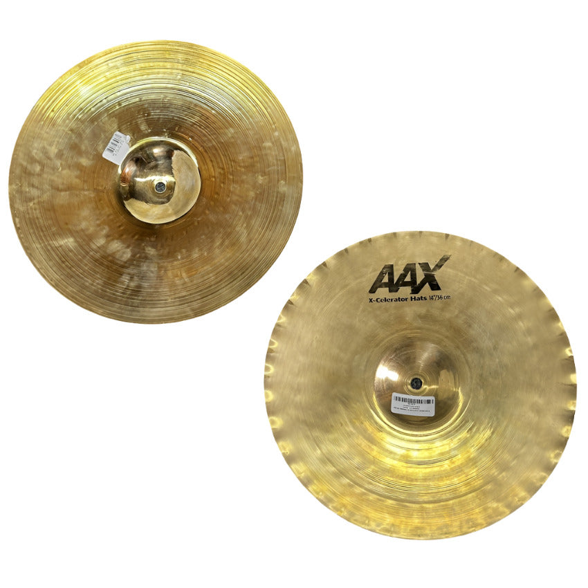 Used Sabian AAX/XSR X-Celerator Hi Hat Cymbals 14" - Good - Drum Center Of Portsmouth
