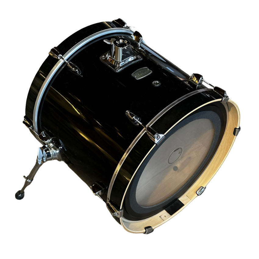 Used Yamaha Stage Custom Birch Bass Drum 18x15 Raven Black - Very Good - Drum Center Of Portsmouth