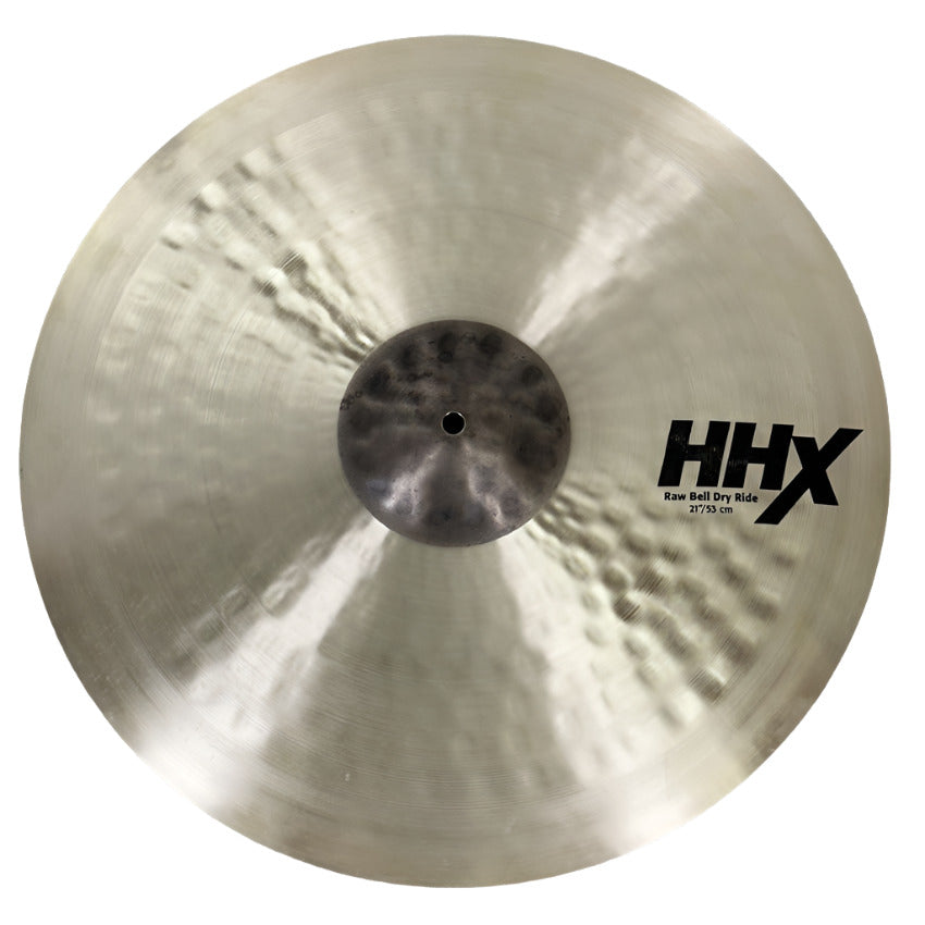 Used Sabian HHX Raw Bell Dry Ride Cymbal 21" - Very Good - Drum Center Of Portsmouth