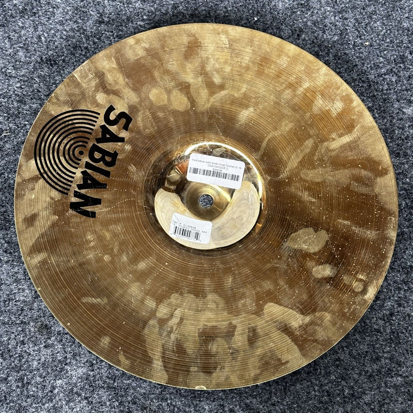 Used Sabian AAX Studio Crash Cymbal 13" - Good - Drum Center Of Portsmouth