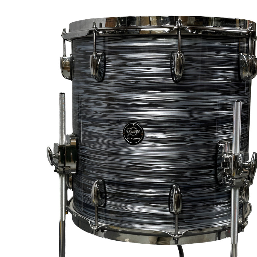 Used Gretsch Renown Floor Tom 14x14 Silver Oyster Pearl - Good - Drum Center Of Portsmouth